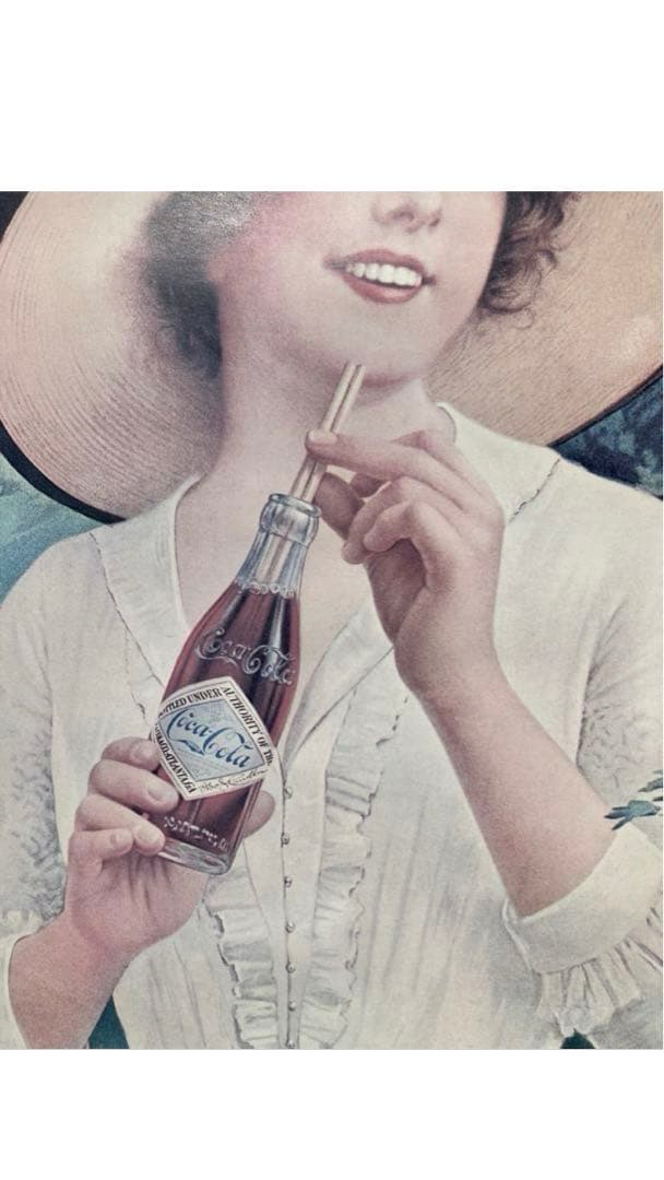 レア♦️コカコーラ♦️非売品 アンティーク ポスター♦️サマーガール♦️インテリアに