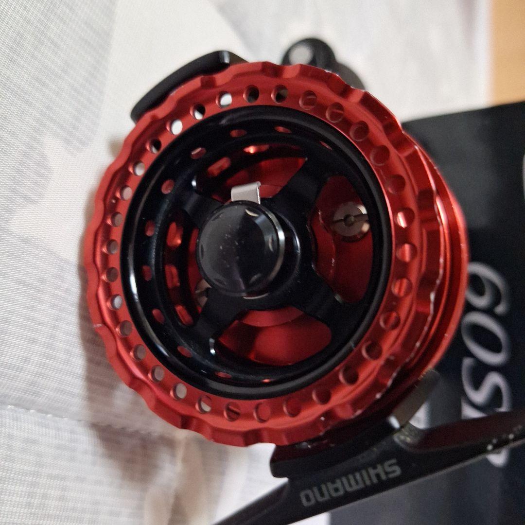 SHIMANO セイハコウ 60SP リール レッド左巻き