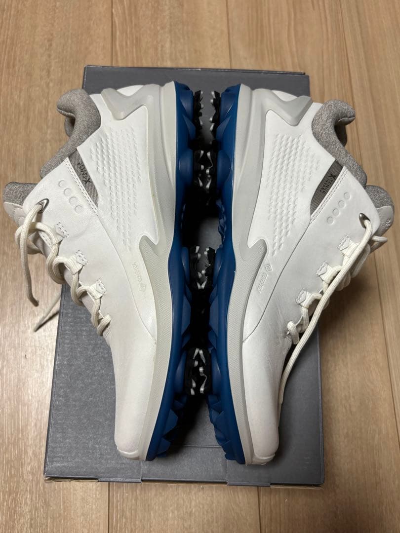 【prin】【未使用】ECCO ゴルフシューズ　ホワイト 26.5センチ
