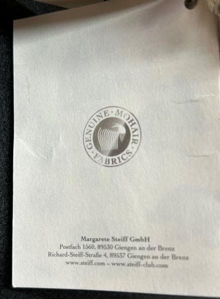 Y 美品 シュタイフ テディベア ドイツ製 ぬいぐるみ 35cm 039683