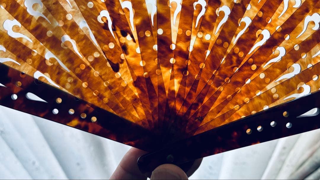 値下げ　坂本べっ甲店　長崎べっ甲　扇子