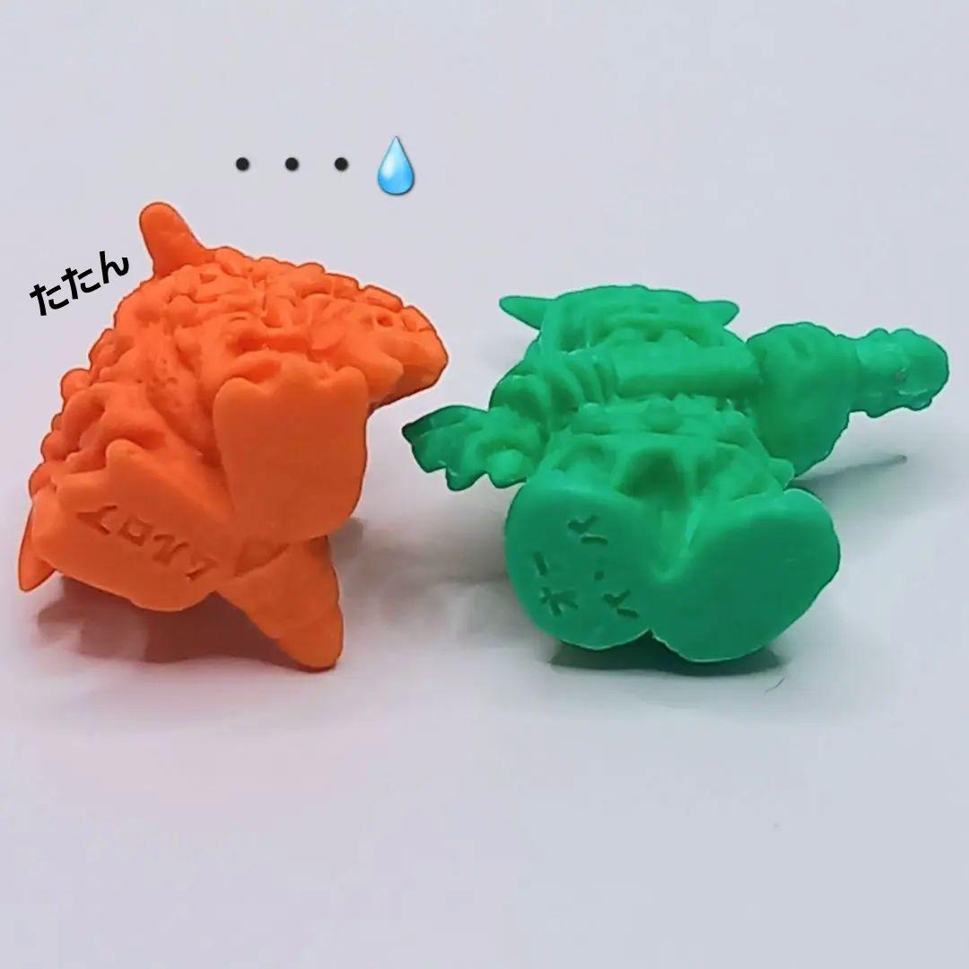 【 ムルロア オニバンバ 】2体 ウルトラ 怪獣 消しゴム 特撮 当時もの