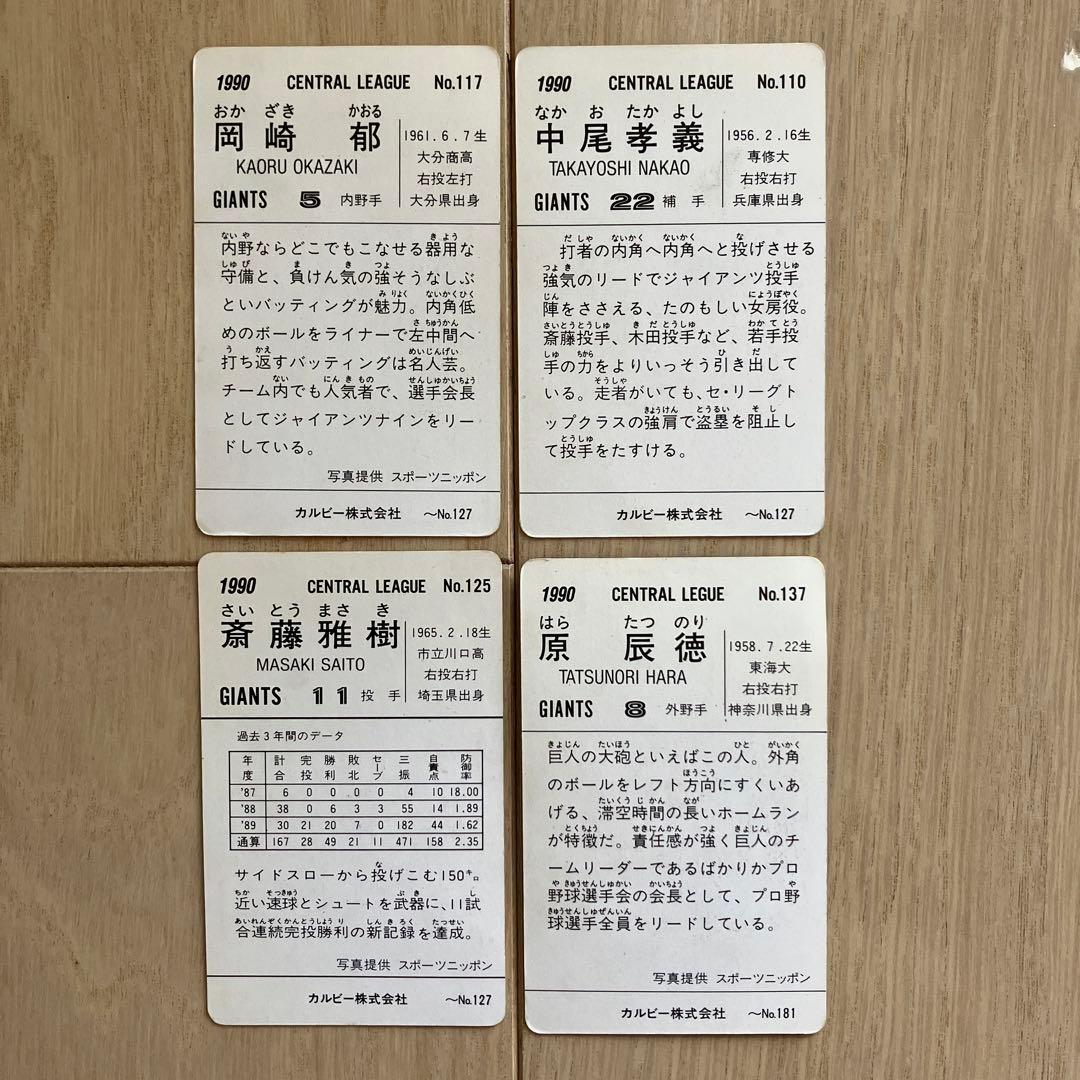 【期間限定値下げ】プロ野球カード20枚 マグネット1枚　桑田真澄/岡崎郁等