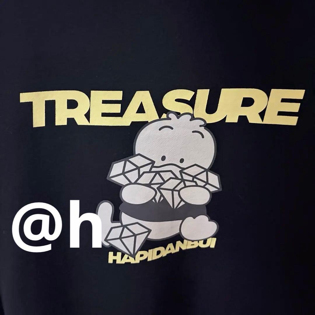 TREASURE×HAPIDANBUI ジップアップフーディー あひるのペックル