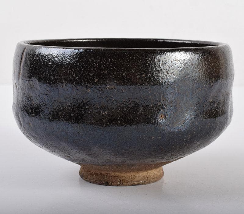 茶道具　楽吉左衛門　黒楽茶碗　共箱　M　R4013