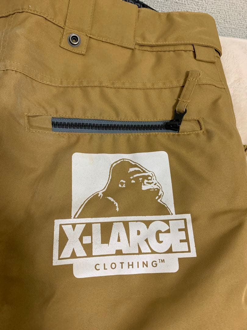 【X-LARGE】×【BON FIRE】 Ball Parkパンツ Sサイズ