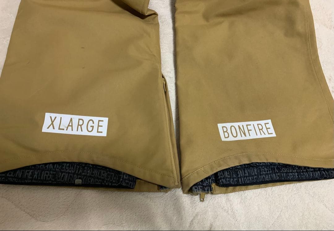 【X-LARGE】×【BON FIRE】 Ball Parkパンツ Sサイズ