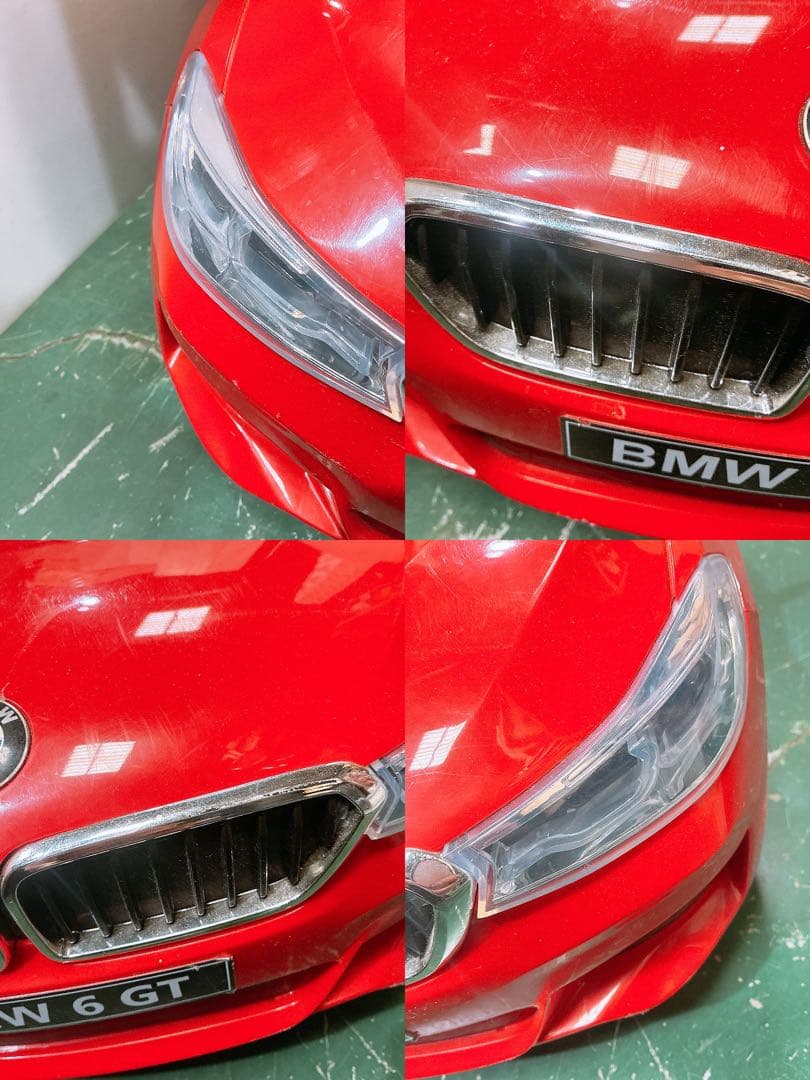  6 GT 電動乗用カー キッズカー 乗用玩具 レッド 正規デザイン