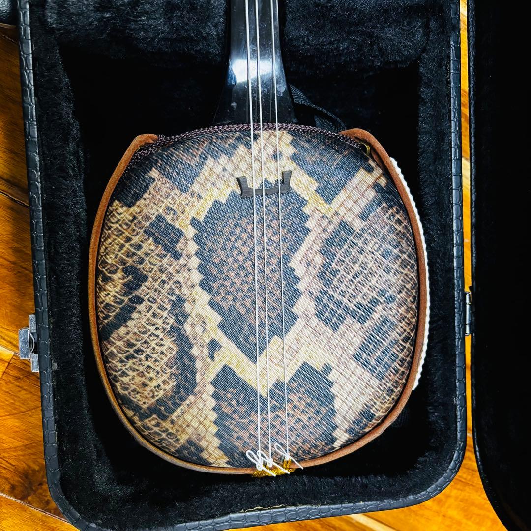 三線　沖縄伝統楽器　人工皮