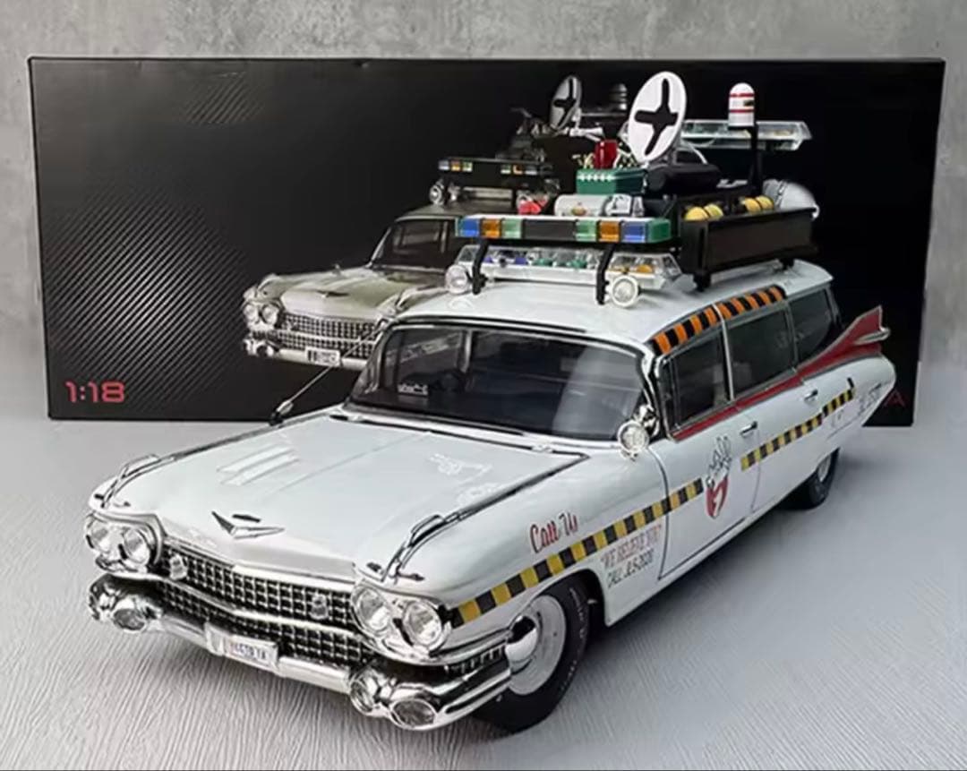 ゴーストバスターズ キャデラック ミニカー 1:18