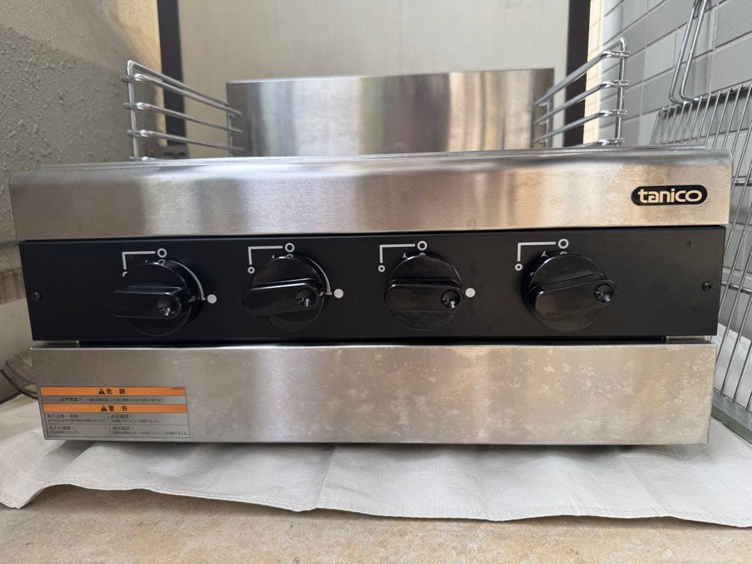 tanico タニコー　業務用　ガス赤外線グリラー　下火式　TMS-TIG-4