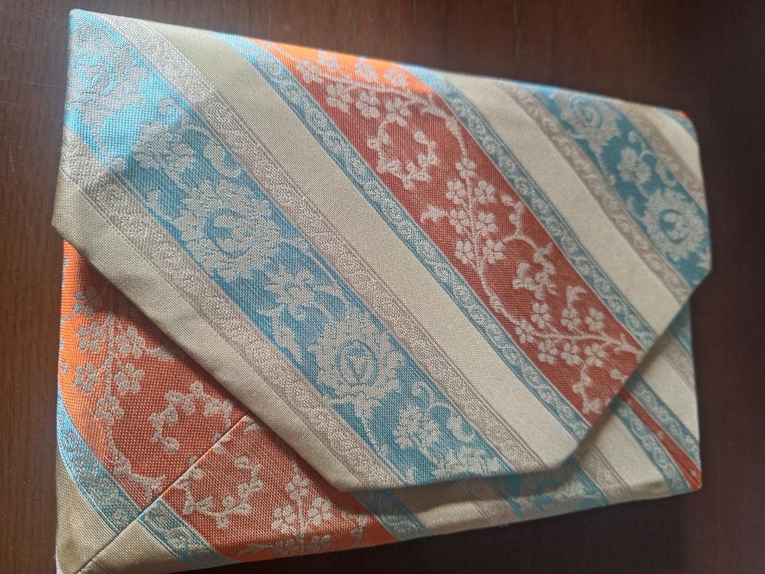 【希少・廃盤柄】龍村美術織物 正絹 数寄屋袋 懐紙・扇子・帛紗・懐紙入　御茶会