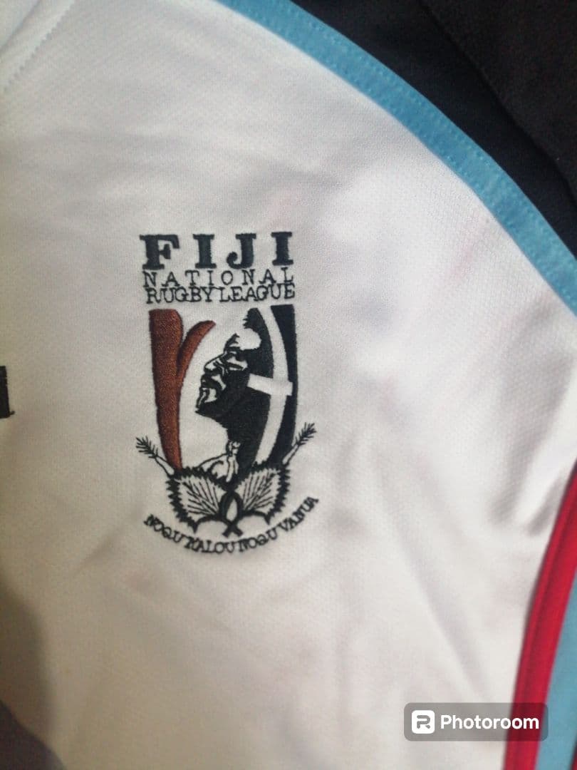 激レア！ラグビーリーグ フィジー代表ユニフォーム Lサイズ(実質XL～2XL)
