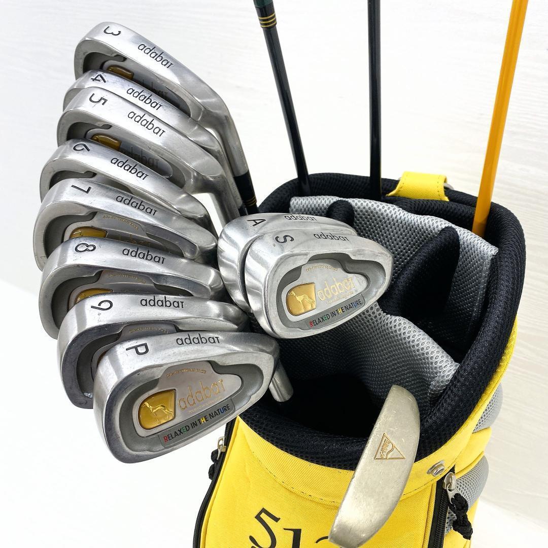 【初心者様推奨‼】 adabat アダバッチ ゴルフクラブ セット 14本 R