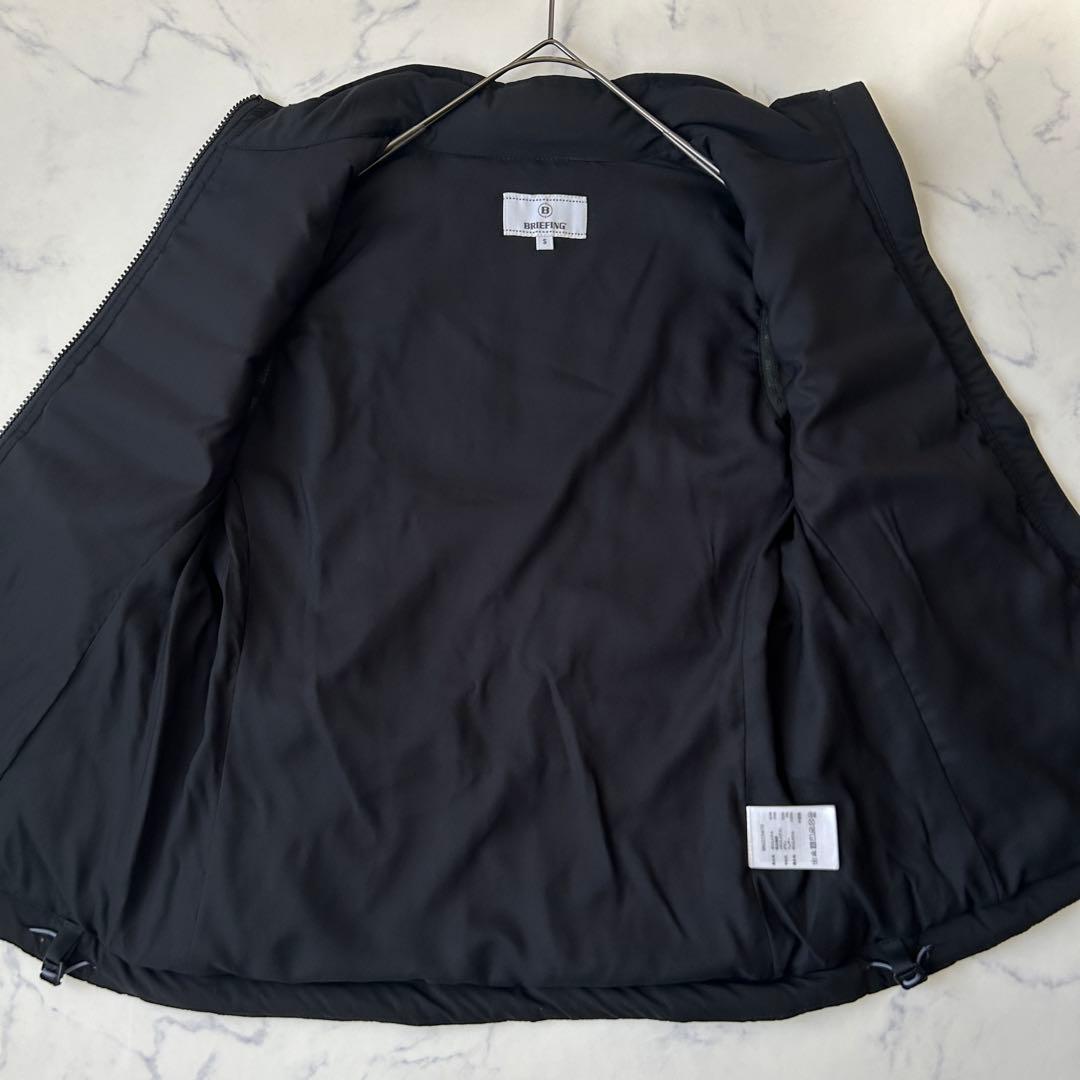 極美品 BRIEFING TAION 蓄熱 ダウンベスト タイオン 袋付き 黒