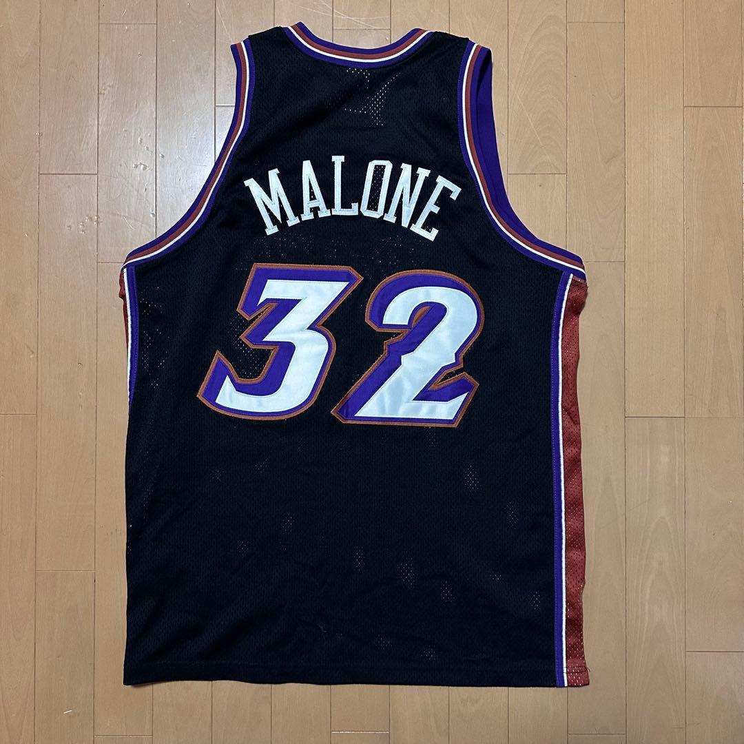 Utah Jazz カール・マローン #32 刺繍ユニフォーム 48