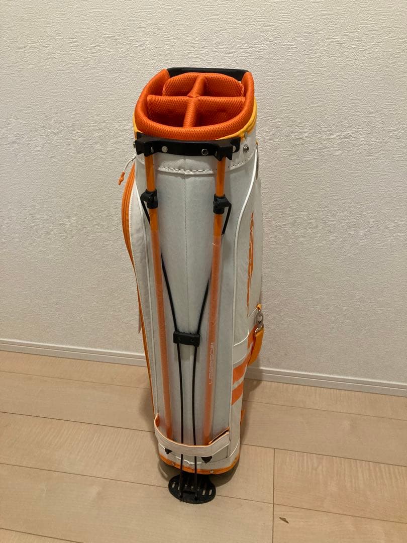 【新品タグ付】ロサーセンrosasen/ロゴ入りキャディバッグ★オレンジ♪★