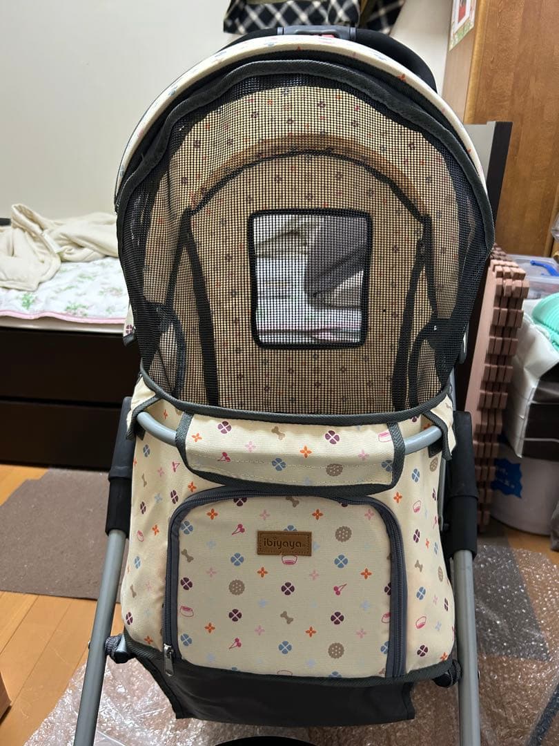ペットカート メッシュカバー付き