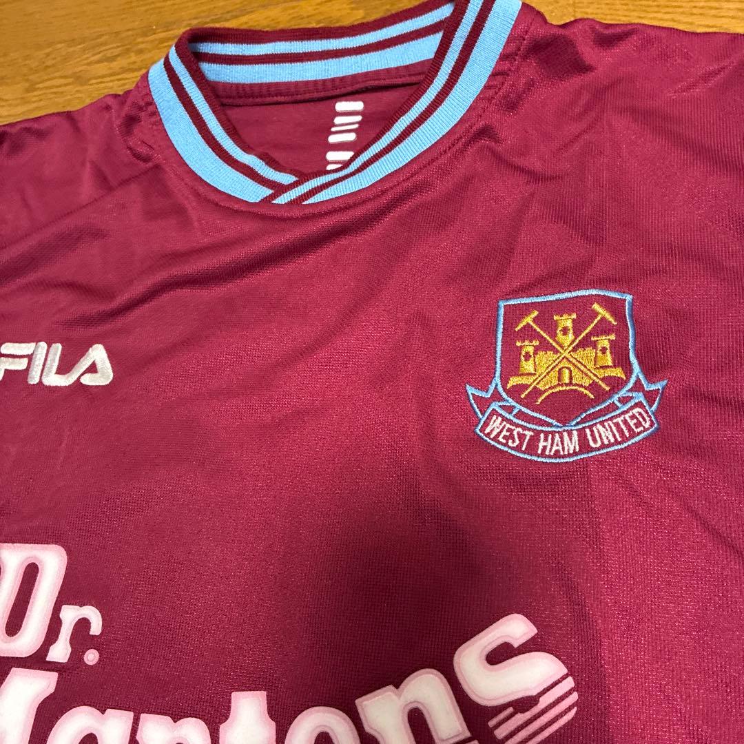 よ*ー様 FILA サッカー ユニフォーム シャツ XLウエストハム 26 古着