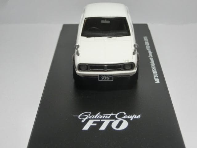 LA-X 1/43 三菱ギャランクーペFTO 1600GSR 1973 白 箱付