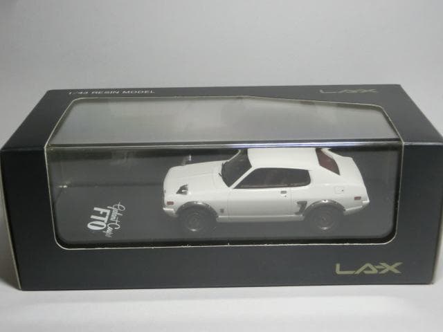 LA-X 1/43 三菱ギャランクーペFTO 1600GSR 1973 白 箱付