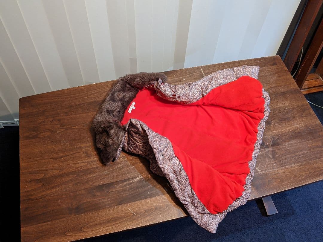 マリクレール　スポーツ　ダウン　ベスト　2way ファー　裏　フリース　　ゴルフ