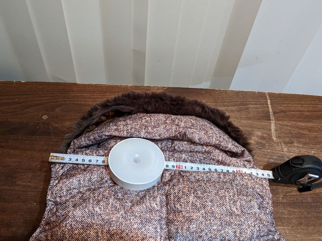 マリクレール　スポーツ　ダウン　ベスト　2way ファー　裏　フリース　　ゴルフ