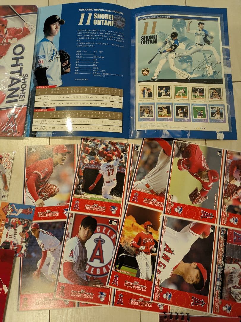 大谷翔平 エンゼルス ファイターズ グッズ カード カレンダー 大量 MLB