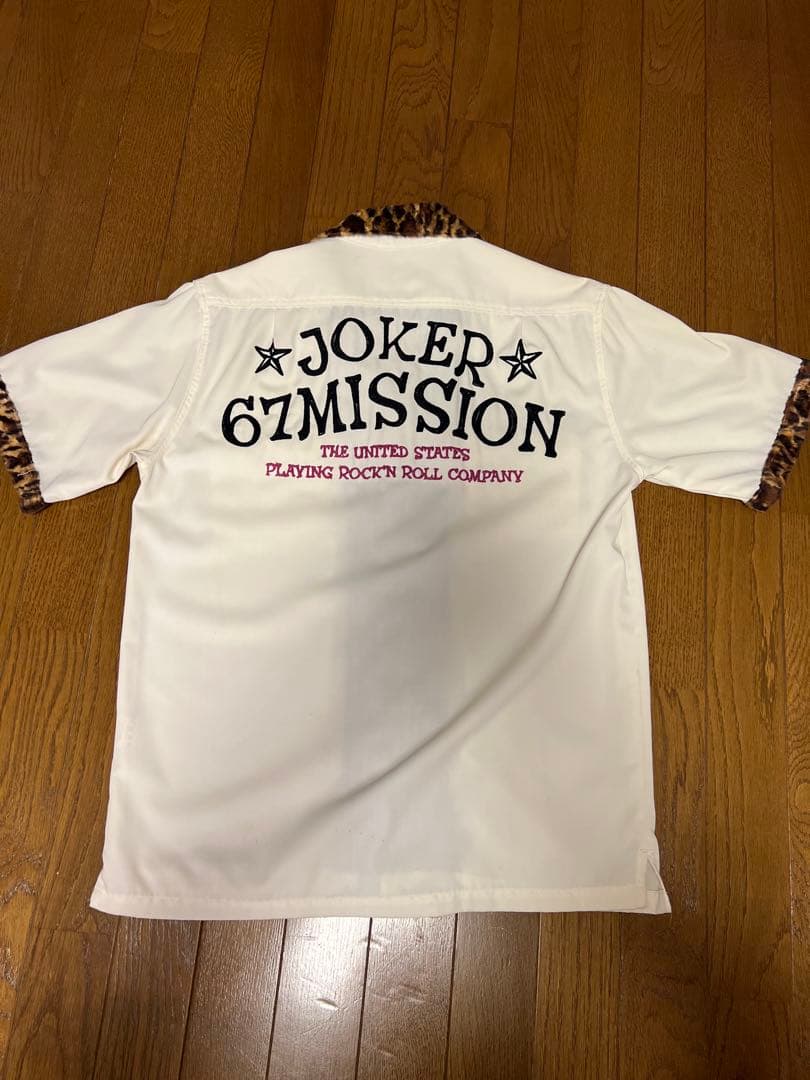 67mission レオパード襟シャツ Mサイズ