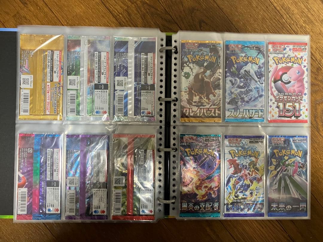 ポケモンカードゲーム　未開封パックコレクション 69種　絶版多数　バインダー付