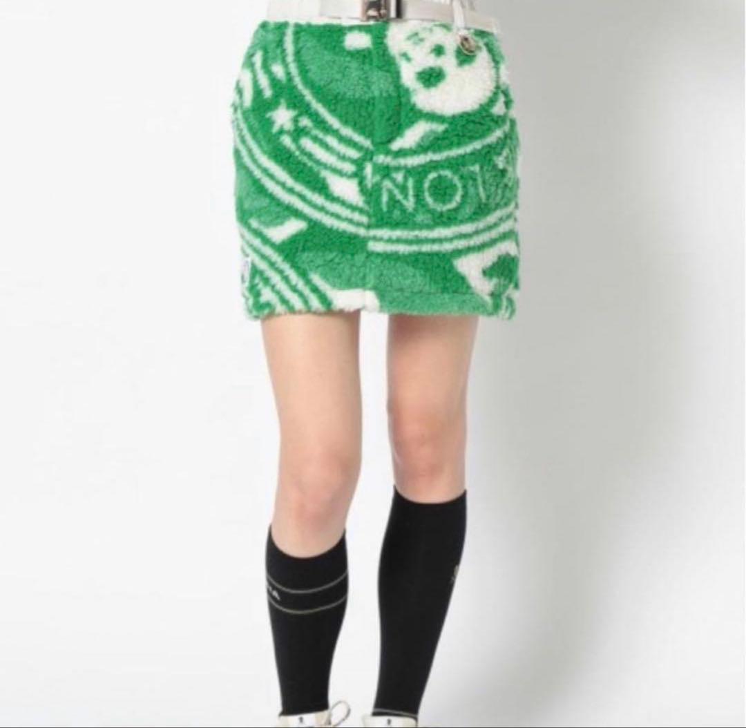 mark&lona マークアンドロナ　レディース　スカート　ボア　グリーン