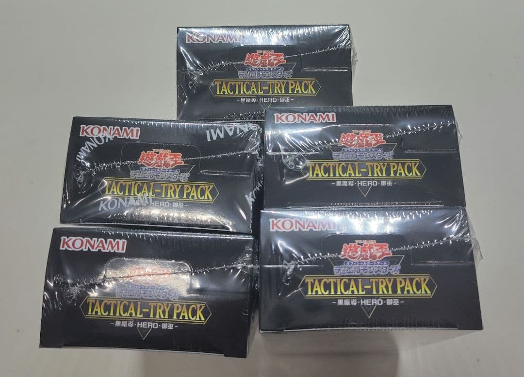 遊戯王　TACTICAL-TRY PACK 黒魔導 HERO 御巫 5BOX