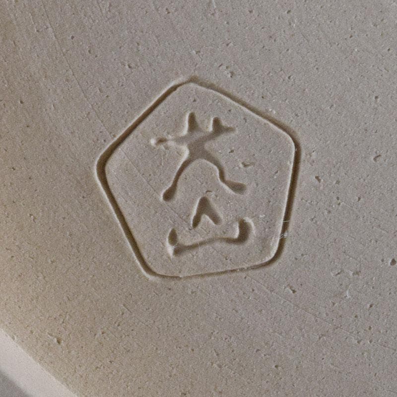 和食器　犬山焼　犬山本窯　尾関作十郎造　染付　銘々皿　十客　共箱　C　R9443