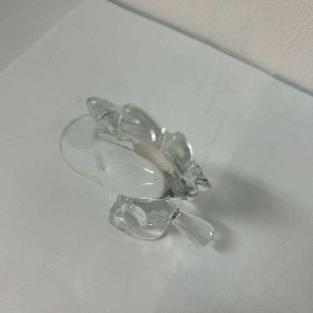 バカラ　　ガラス製　ウッドストックの置物