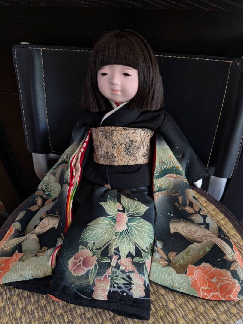 ☆最終値下げ☆ 工房朋　市松人形　女の子　人毛　正絹　春幸作　森重春幸