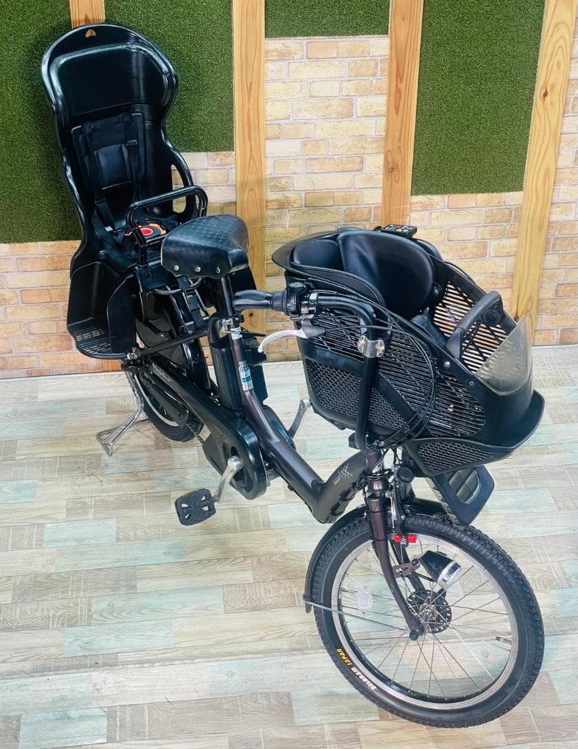 ブリヂストン No1モデル ブラウン系 子供乗せ電動アシスト H3379