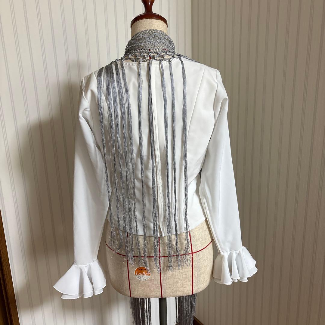 フラメンコ　レースシージョ　シルバー グレー