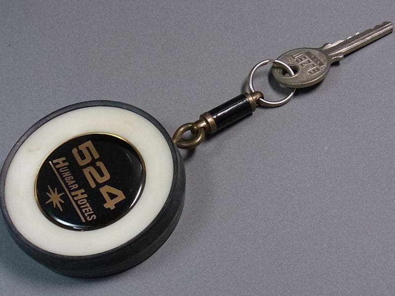 《東欧リゾート》ハンガリー ヴィンテージ バラトンフレド ホテルタグ＆キー