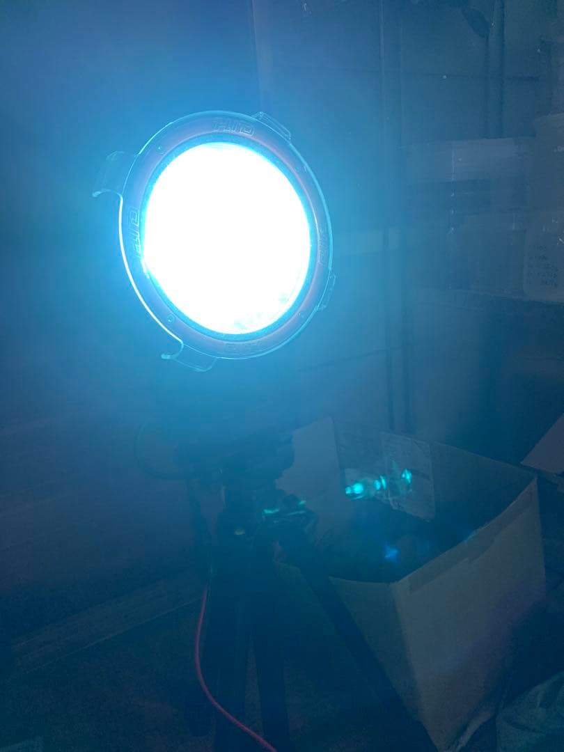 今峰製HIDライト 7インチ6000Kクワガタ採集中型ライト実測87W