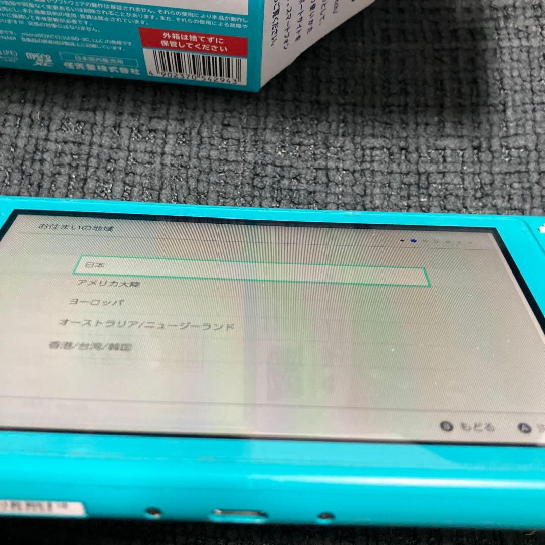 Nintendo Switch Lite ターコイズ 本体　ジャンク