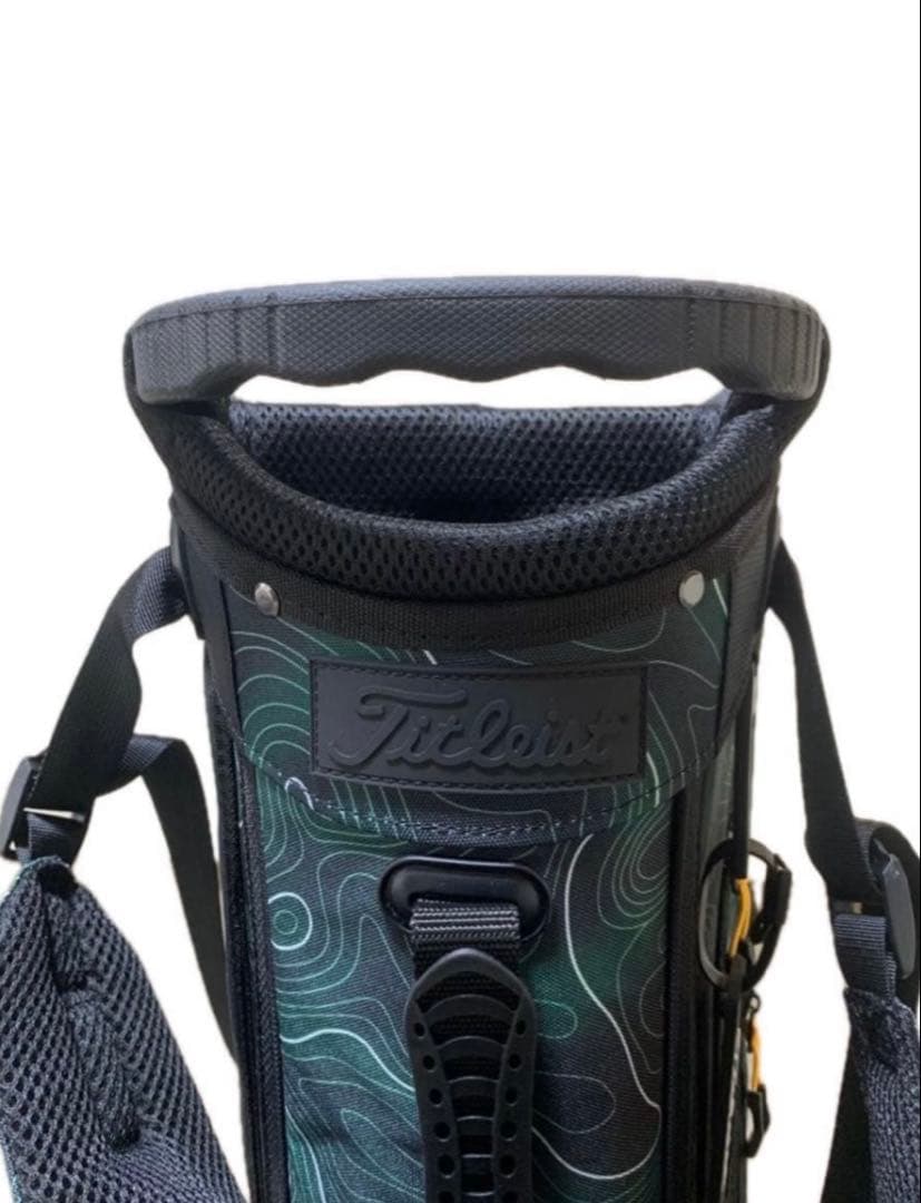 新品未使用　スコッティキャメロン　キャディバッグ　スタンド式　ブラック&グリーン