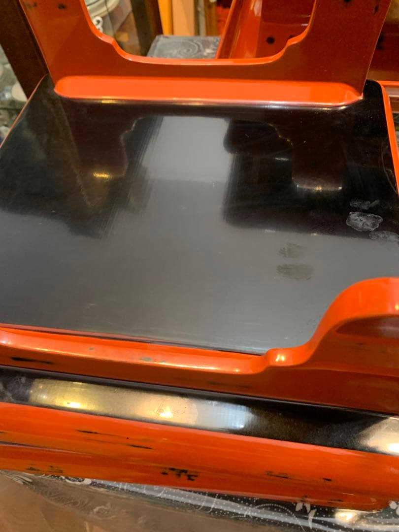 輪島塗　根来　御膳　足付膳　会席膳　５客　膳