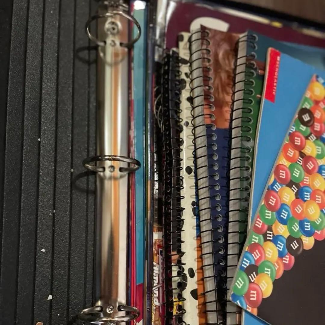 希少✨ タグ付き m&m's 3穴リング バインダー ファイル エムアンドエムズ