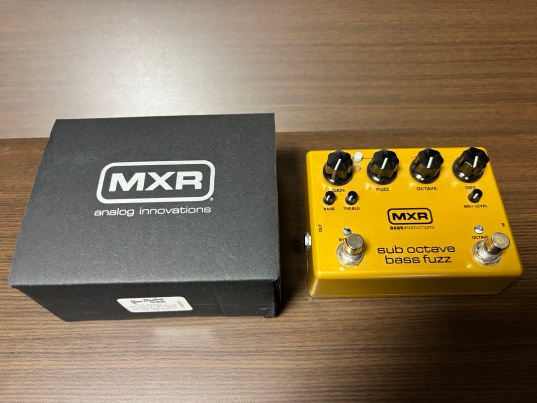 ベース MXR sub octave bass fuzz M287