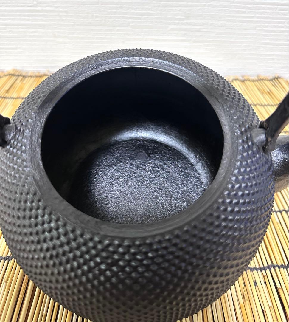 未使用品　南部成龍堂鋳造所　伝統工芸士 及川 光正(齋峰)１８型　南部鉄瓶