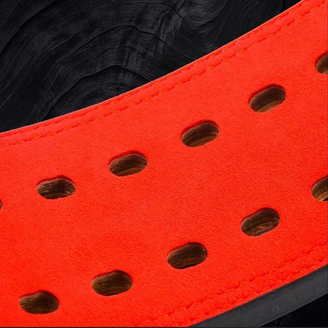 ブラック　上質　新品　レバーアクションベルト　トレーニング　筋トレ　SBD風　M