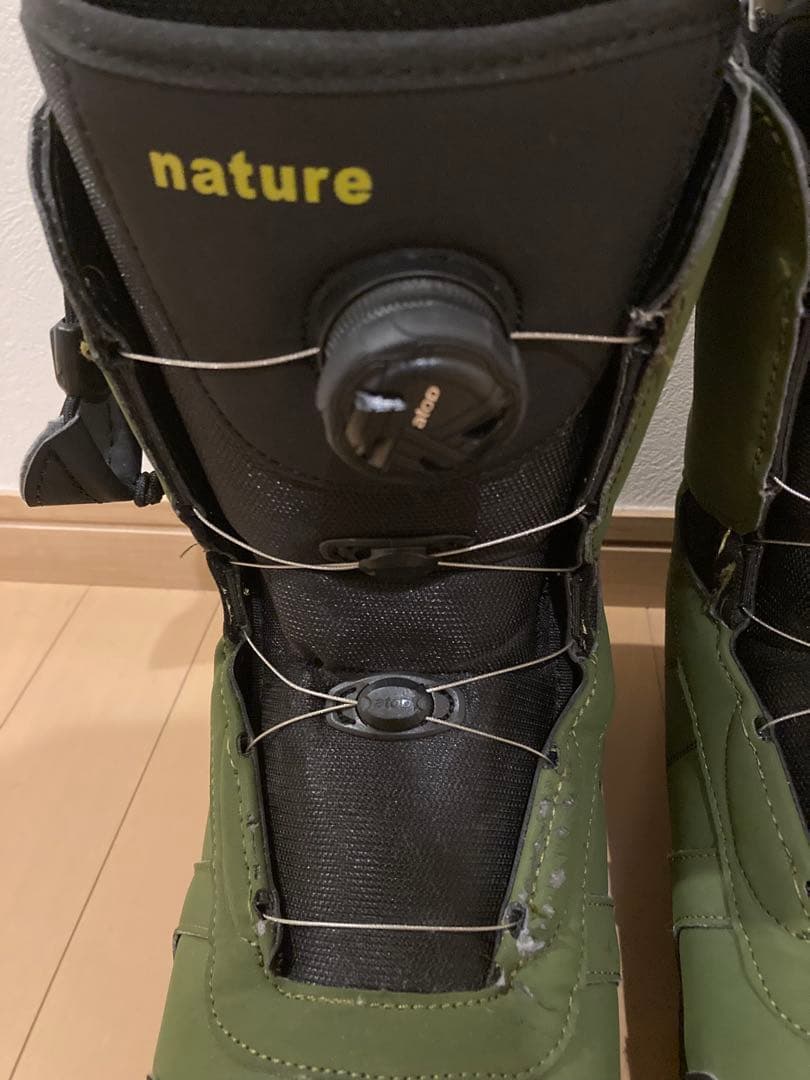 美品28.5cm ARBN エアボーン スノーボードブーツ オリーブ×ブラック