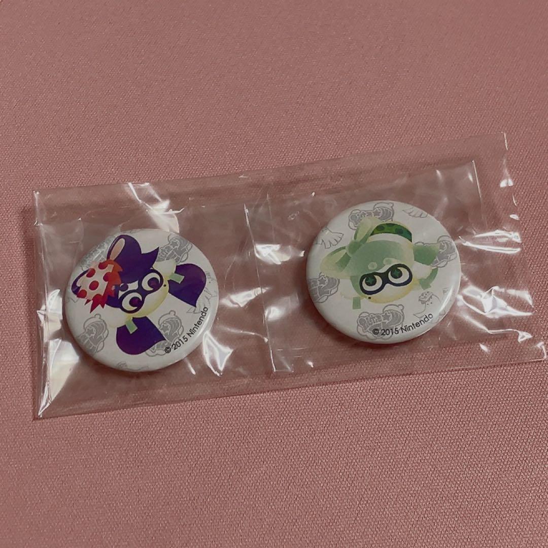 シオカラーズ　缶バッジ　スプラトゥーン グッズ　匿名配送