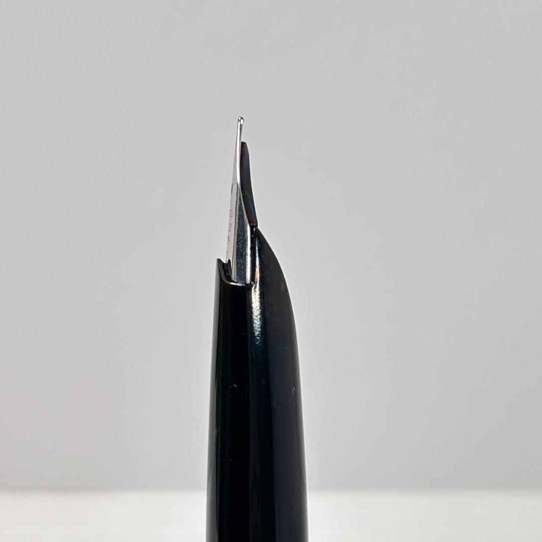 パイロット 万年筆 エリート シルバー格子 H675 18K F レア U128