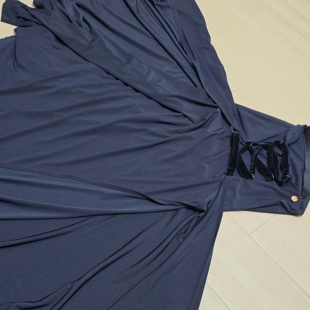 ESPEN SALBERGエスパン社交 ダンススカート Sベルベット紐デザイン